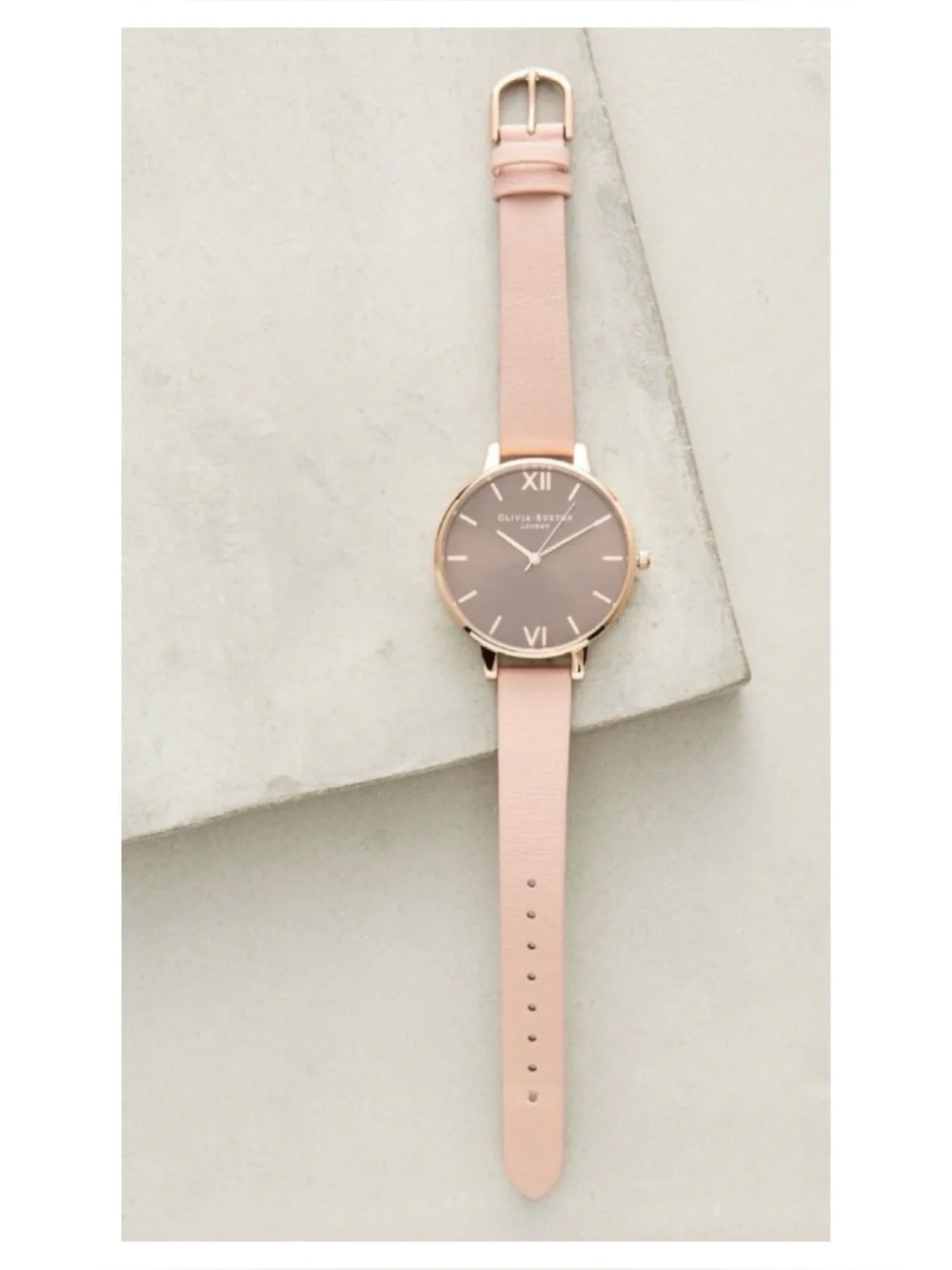 NWOT** Anthropologie Olivia Burton Langley Watch  **Needs Battery